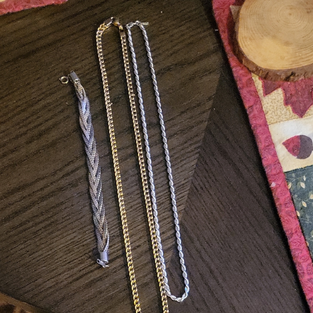ALL 3 2 Necklaces & 1 Bracelet